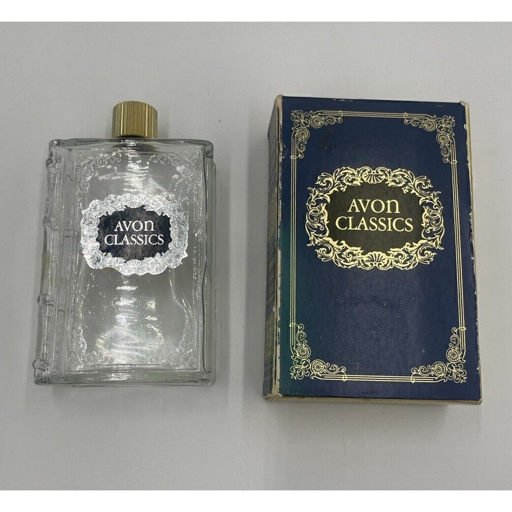Vintage AVON CLASSICS Empty Windjammer After Shave Men Novelty Book With Box